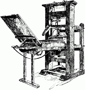 american printing press